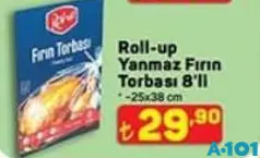 ROLL-UP YANMAZ FIRIN TORBASI 8'Lİ fiyat ve kampanya bilgisi